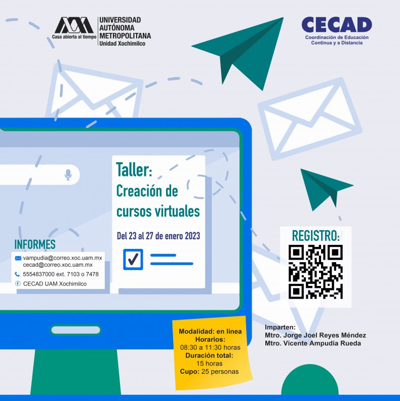 taller de creacipon de cursos virtuales para personal docente