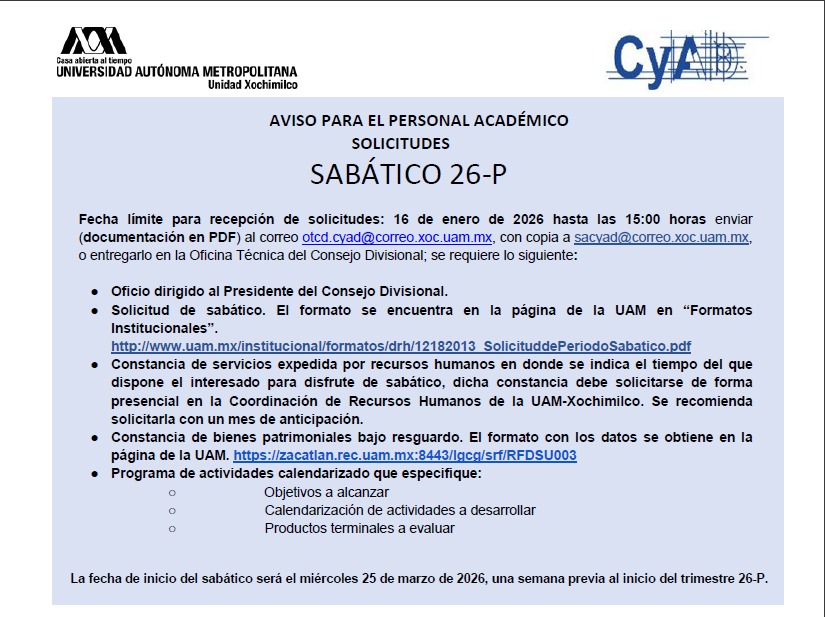 Sabático 26-P