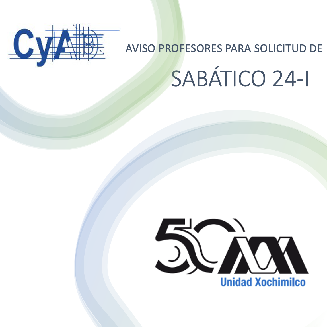 AVISO PROFESORES - SABÁTICO 24-I