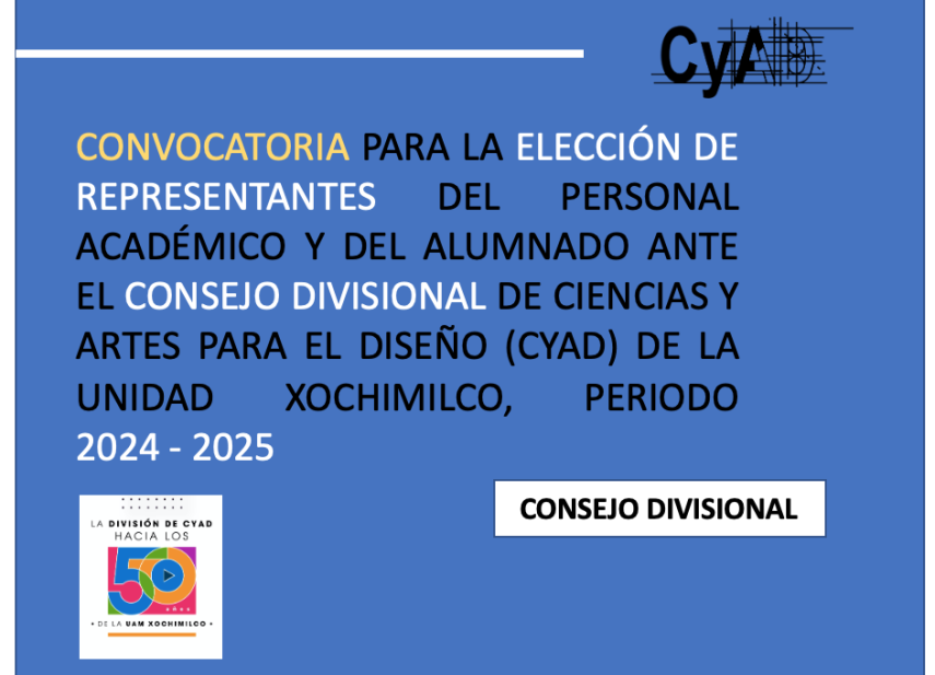 A la Comunidad de la División de Ciencias y Artes para el Diseño- Xochimilco